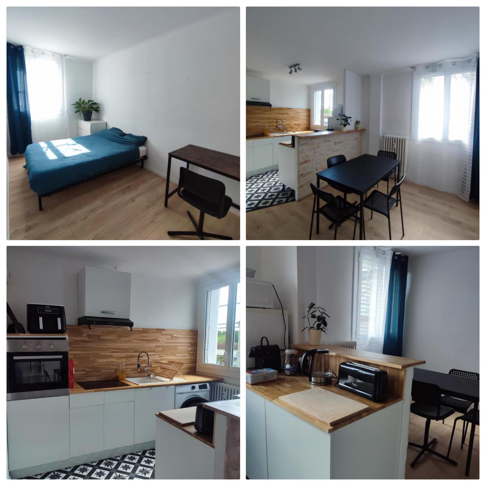 Chambre Dans Appartement Les Grands Noels Saint-Sébastien-sur-Loire Exteriér fotografie